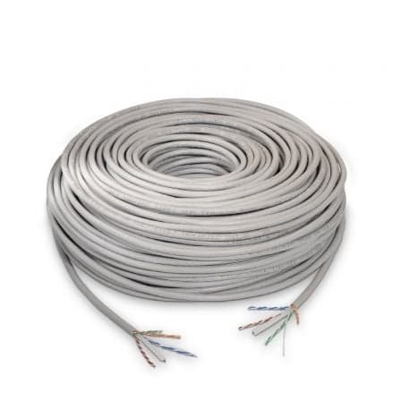 Cabo de Rede Bobina RJ45 UTP Aisens A135-0261 Cat.6 / 100m / Cinza