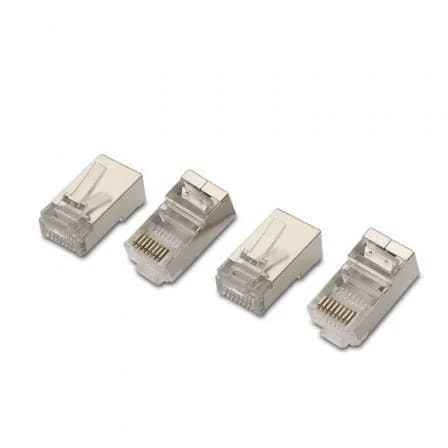 AISENS Pack 10x Fichas RJ45 Cat6 FTP (Aço Inoxidável) - A1390298