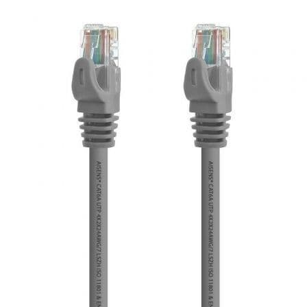 Cable de Red RJ45 AISENS / Cat.6A / 2m / Gris / A145-0327
