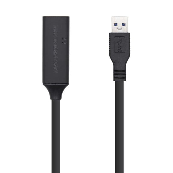 Aisens Cabo usb 3.0 Macho - Fêmea 10m (preto) - A105-0408