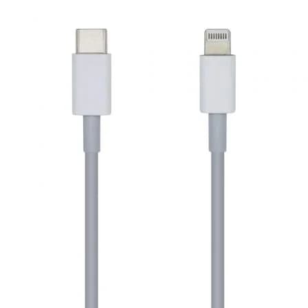 AISENS Cabo USB-C- para Lightning 2m White