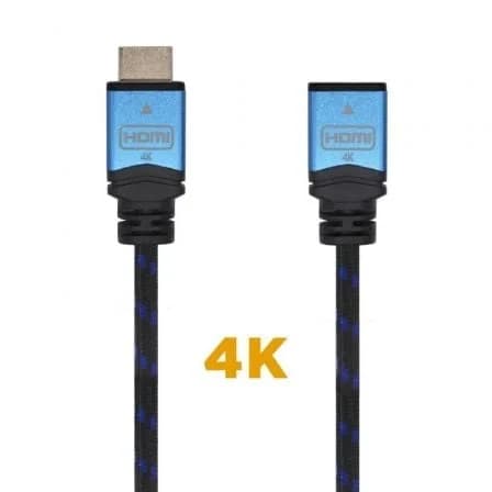 AISENS Cabo Extensão HDMI V2.0 Macho - Fêmea 4K 60Hz (1 metro)