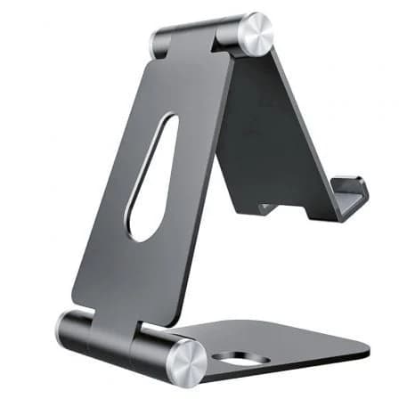 AISENS Suporte de Mesa M Ajustável Smartphone/Tablet´s (Cinzento) - MS2PM-088