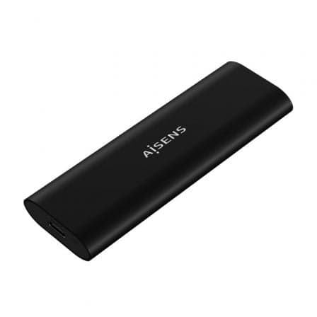 Aisens Caixa Externa M.2 SATA NVMe USB 3.1 Preta (ASM2-014B)