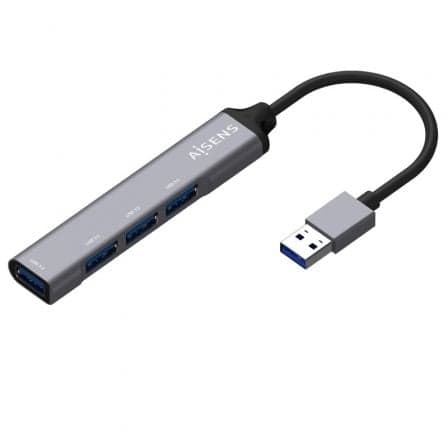 Aisens Hub usb 3.0 4x usb 3.0 Fêmea (10cm) - A106-0540