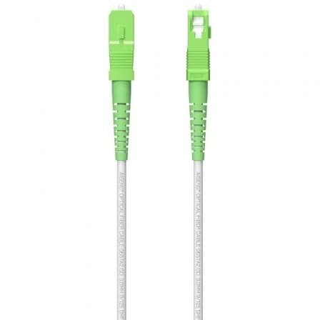 Cable de Fibra Óptica AISENS / Blanco / G657A2 3.0 9/125 SMF / 200m / LSZH