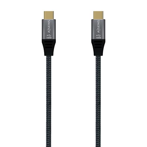 AISENS Cabo USB C 3.1 Macho - USB C Macho (1,5 mts) - A107-0672