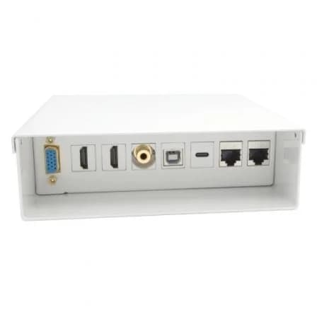 Aisens A127-0720 Caixa de Conexões VGA Jack 3.5 2x HDMI USB-C USB-B 2x RJ45 Cat.6A STP