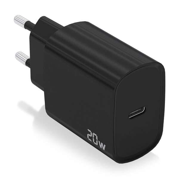 Cargador de Parede AISENS Branco A110-0753 / 1xUSB Tipo-C / 20W
