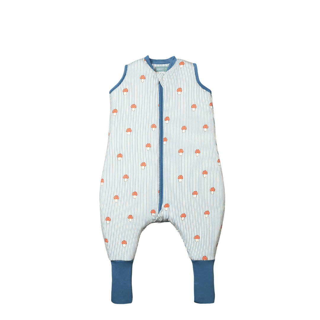 Molis&co macacão de dormir com meias cogumelos tog 1 – 3 anos (90-100 cm)