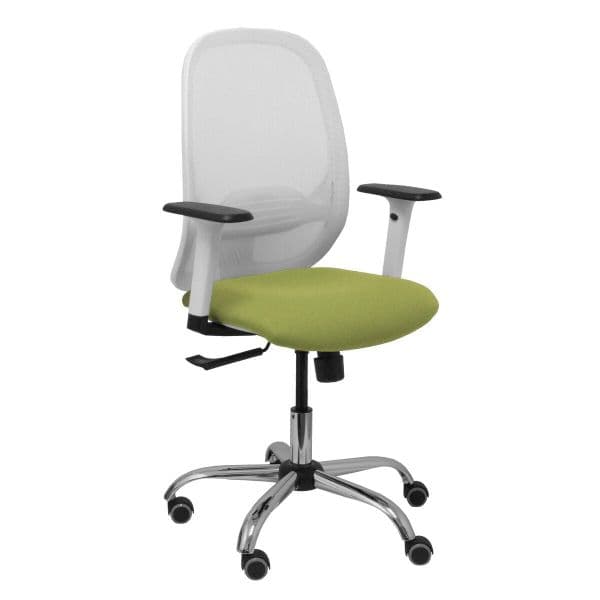 PYC Cadeira de Escritório 354CRRP Branco Verde - S5703961