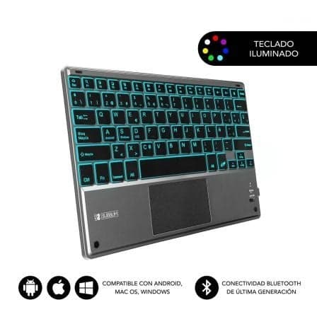 Teclado Compacto SUBBLIM / Preto / Gris / SUB-TEC_SMBT51