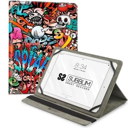 Subblim Trendy Capa Universal para Tablet 10.1" Case Graffiti