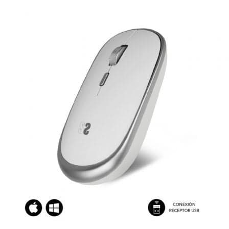 Ratão Mini Inalâmbrico Subblim / Até 1600 DPI / Prata / PE20505096