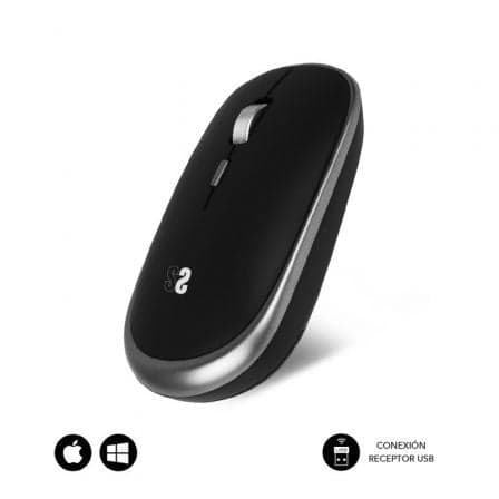 Ratão Mini Inalâmbrico SUBBLIM / Gris Espacial / Até 1600 DPI / PE20505097