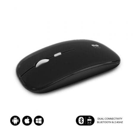 Subblim Rato sem fios Dual Flat 1600 DPI Preto - 8436586742249