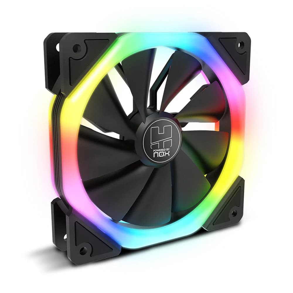 Nox S-FAN Dual Ring Rainbow 120MM ARGB - NXHUMMERSFAN