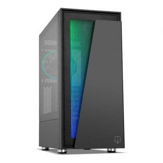 NOX Hummer Blaster Vidro Temperado USB 3.0 ARGB Black