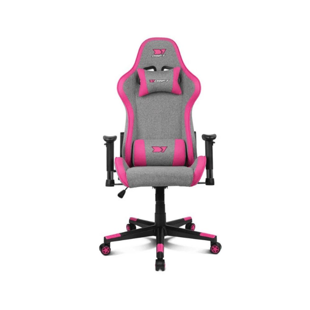 Cadeira Gaming Drift Drift DR90 Pro Gris - Rosa