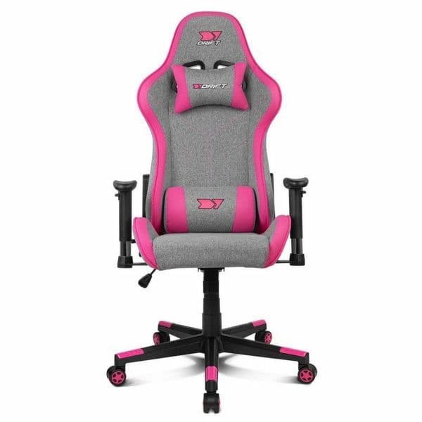 Cadeira Gaming Drift Drift DR90 Pro Gris - Rosa