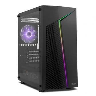 Nox Caixa Infinity Zeta Rgb Preta (microatx) (vidro Temperado) - Nxinftyzeta