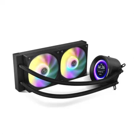 Nox Hummer X-240 Liquid Cooling 240 LCD Black - NXHUMMERX240LCDBK
