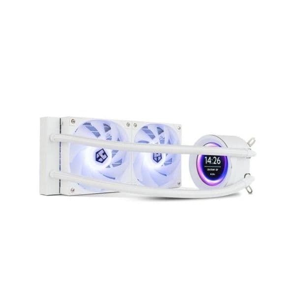 Water Cooler CPU Nox Hummer X-240 LCD RGB Branco