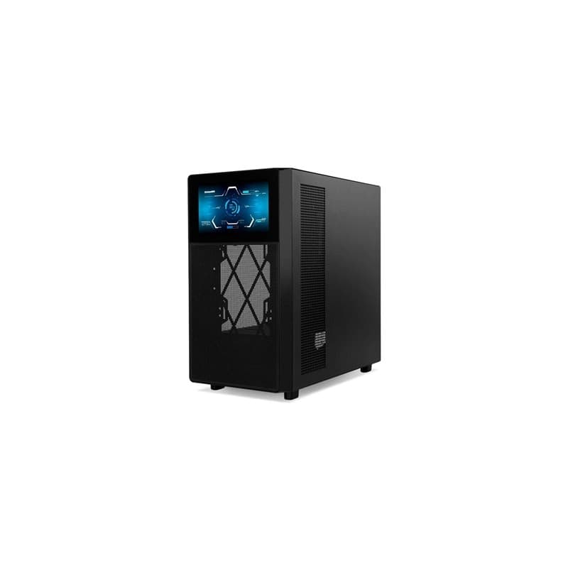 Caixa ATX Nox Hummer Bios 8" LCD Screen Tempered Glass Preta