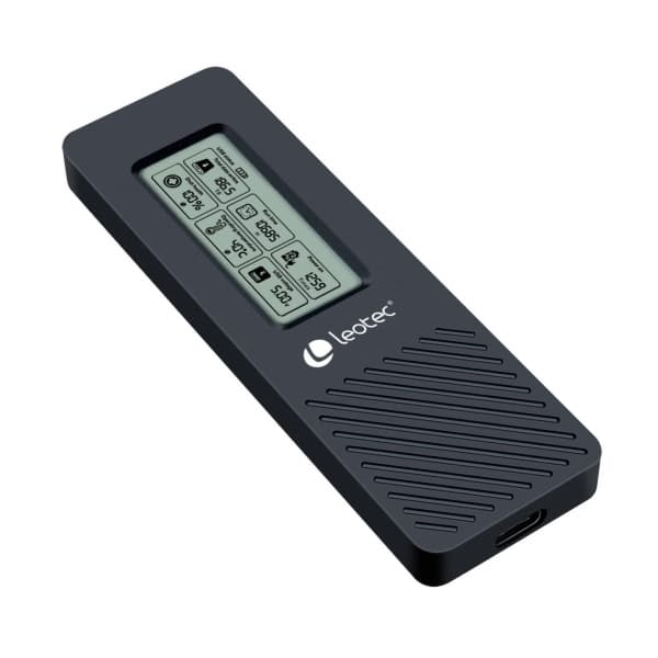 Leotec LEM2EXT01 disco externo 0 GB USB Type-C 3.2 Gen 2 (3.1 Gen 2) Preto