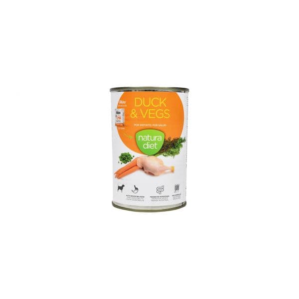 Ração Húmida Natura Diet Wet Cão Pato & Vegetais 400g