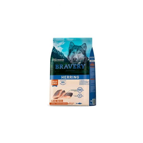 Bravery Ração Cão Sénior Arenque Grain Free 4kg