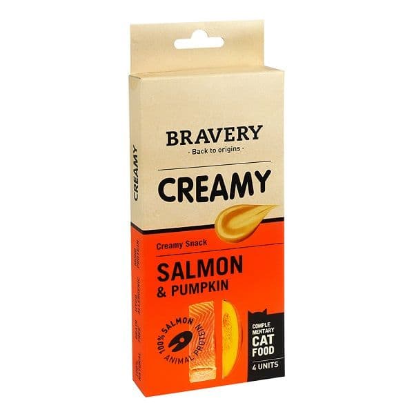 Bravery Creamy Salmão e Abóbora 4 Unid.