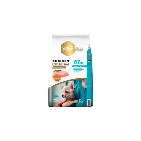 Amity Super Premium Low Grain Mini Puppy Frango 2kg