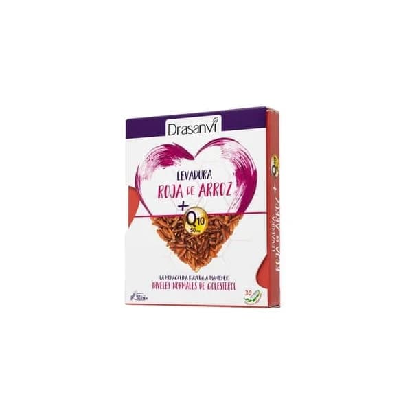 Drasanvi Levedura Vermelha de Arroz + Q10 30 Vcaps