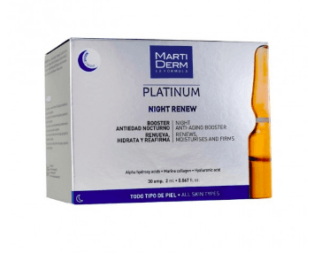 Martiderm Platinum Night Renew Ampolas 10x2mL