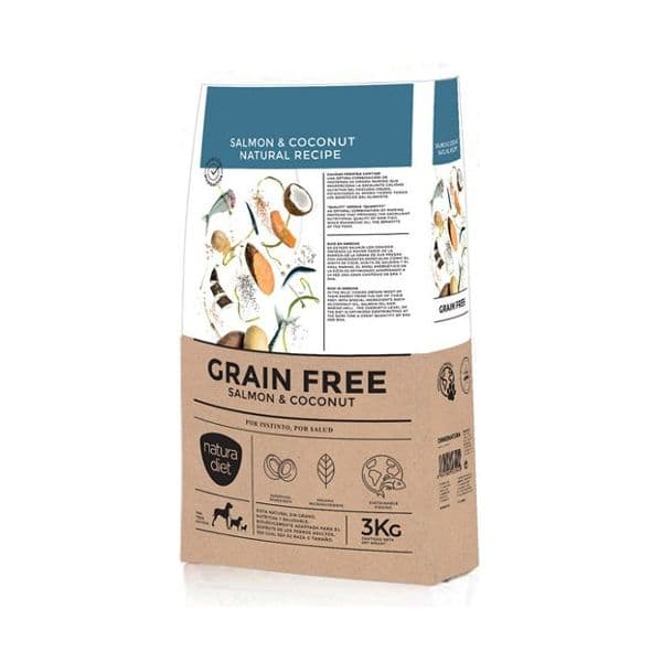 Natura Diet Grain Free Salmon & Coconut 12Kg