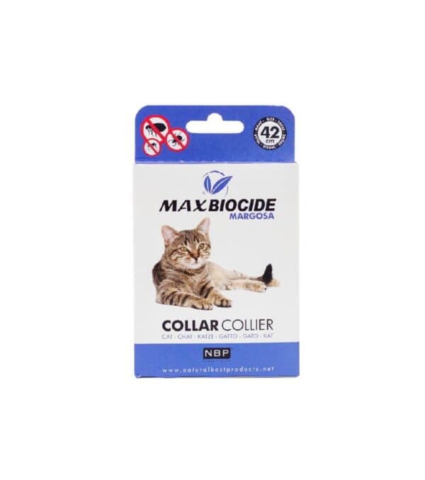 Coleira Antiparasitária MaxBiocide Natural para Gato - Campet