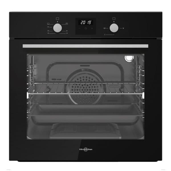 Forno Vitrokitchen HG602NB a Gás Butano Ventilado 60L Classe A