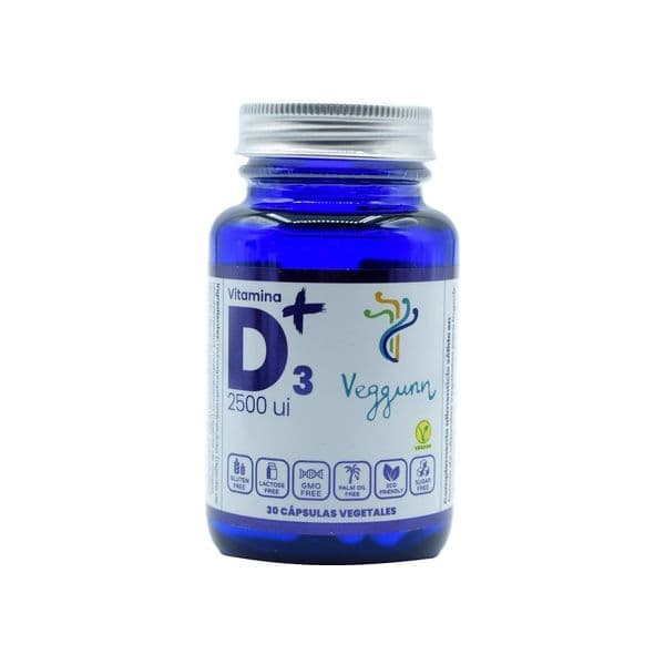 Veggunn Vitamina D3+ 2500ui 30 Cápsulas Vegetais