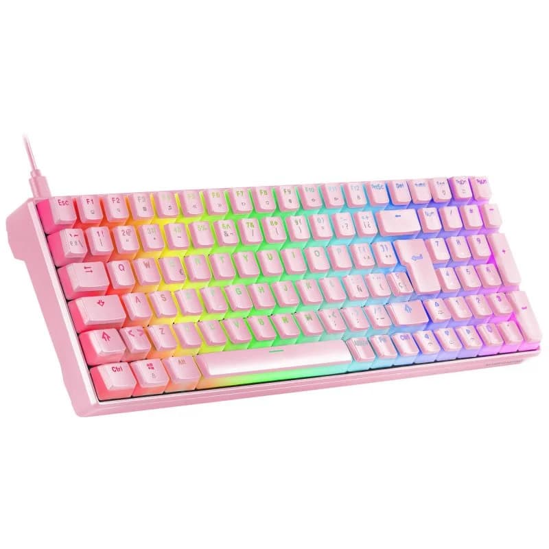 Mars Gaming MKULTRA Pink 96% Full RGB Chroma PT Outemu Red Switches