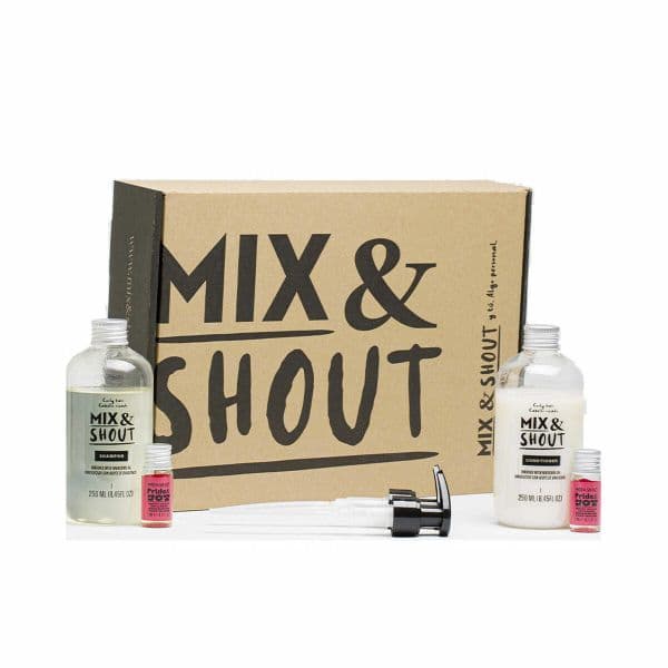 Mix & Shout Rotina Rizado Equilibrante 4 Peças Coffret