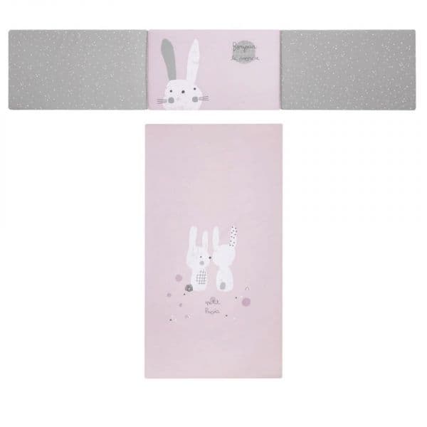 Petit Praia Conjunto Têxtil Snoops 70x140 Rosa