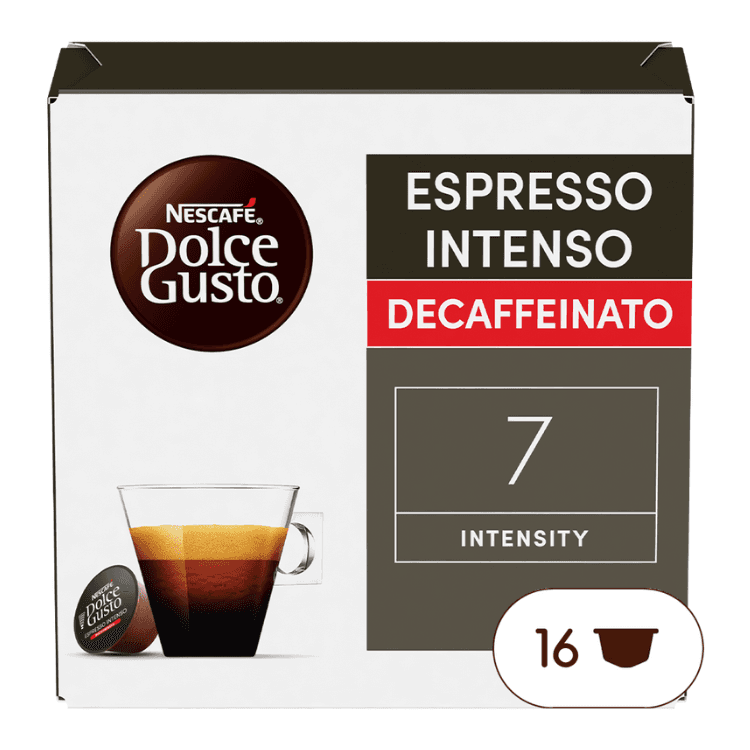 Nescafé Dolce Gusto Intenso Decaffeinato - 16 Cápsulas