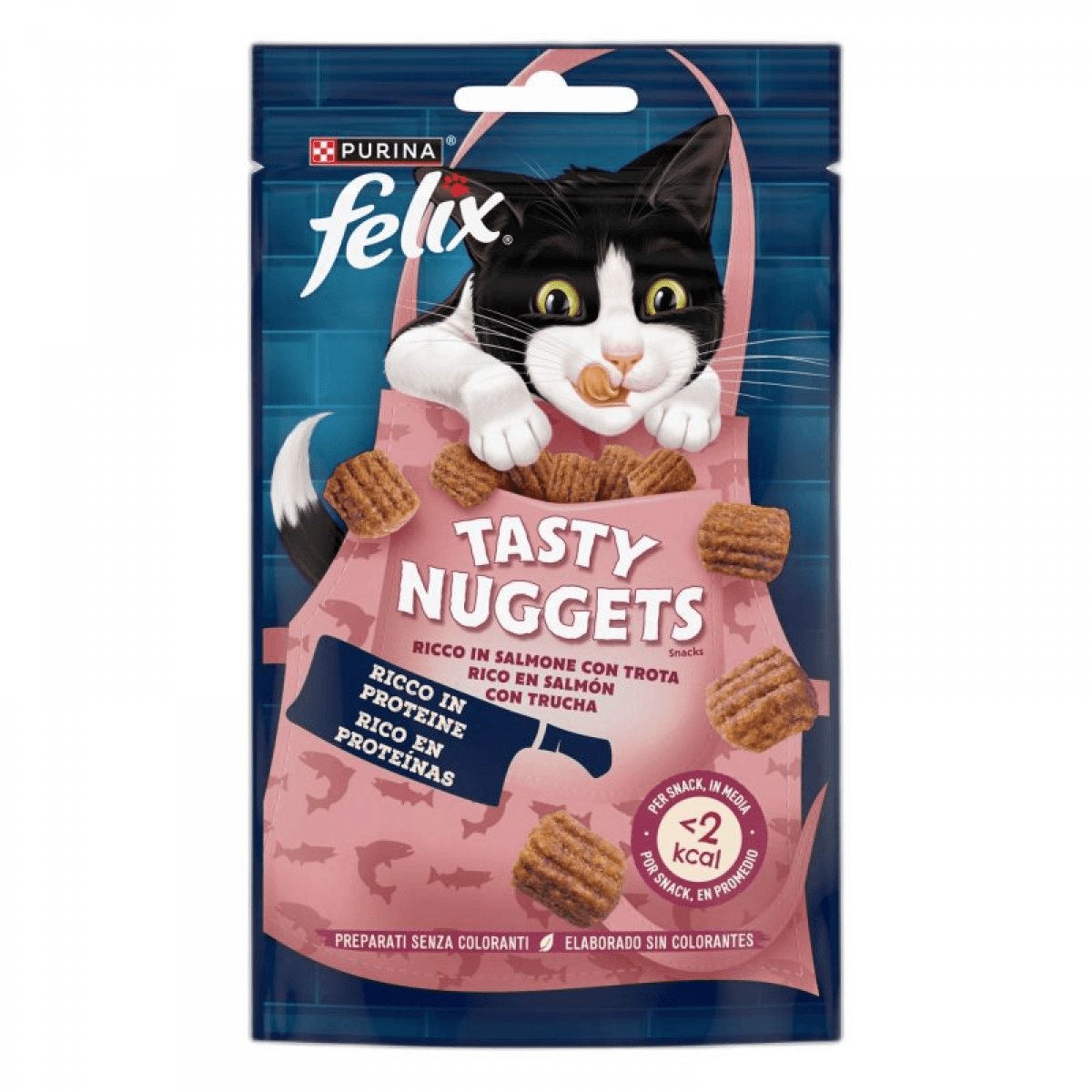 Felix Tasty Nuggets Salmão e Truta 50g