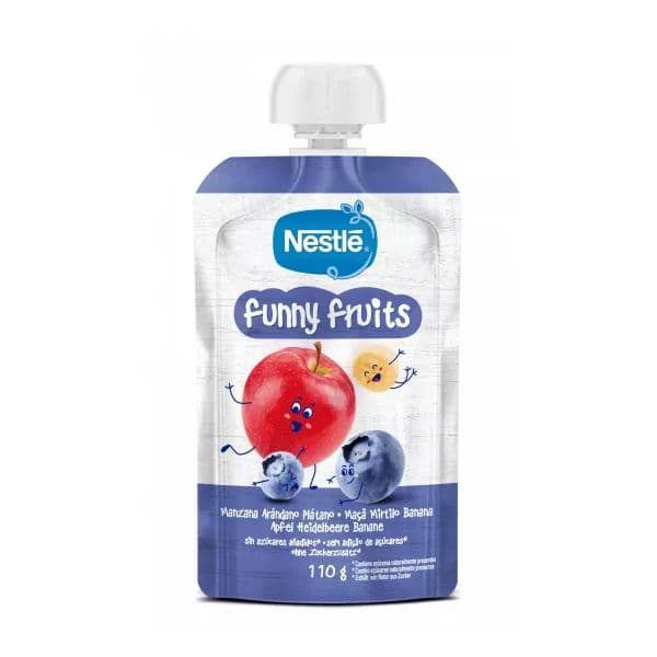 Nestlé Funny Fuits Maçã, Mirtilo e Banana 110g
