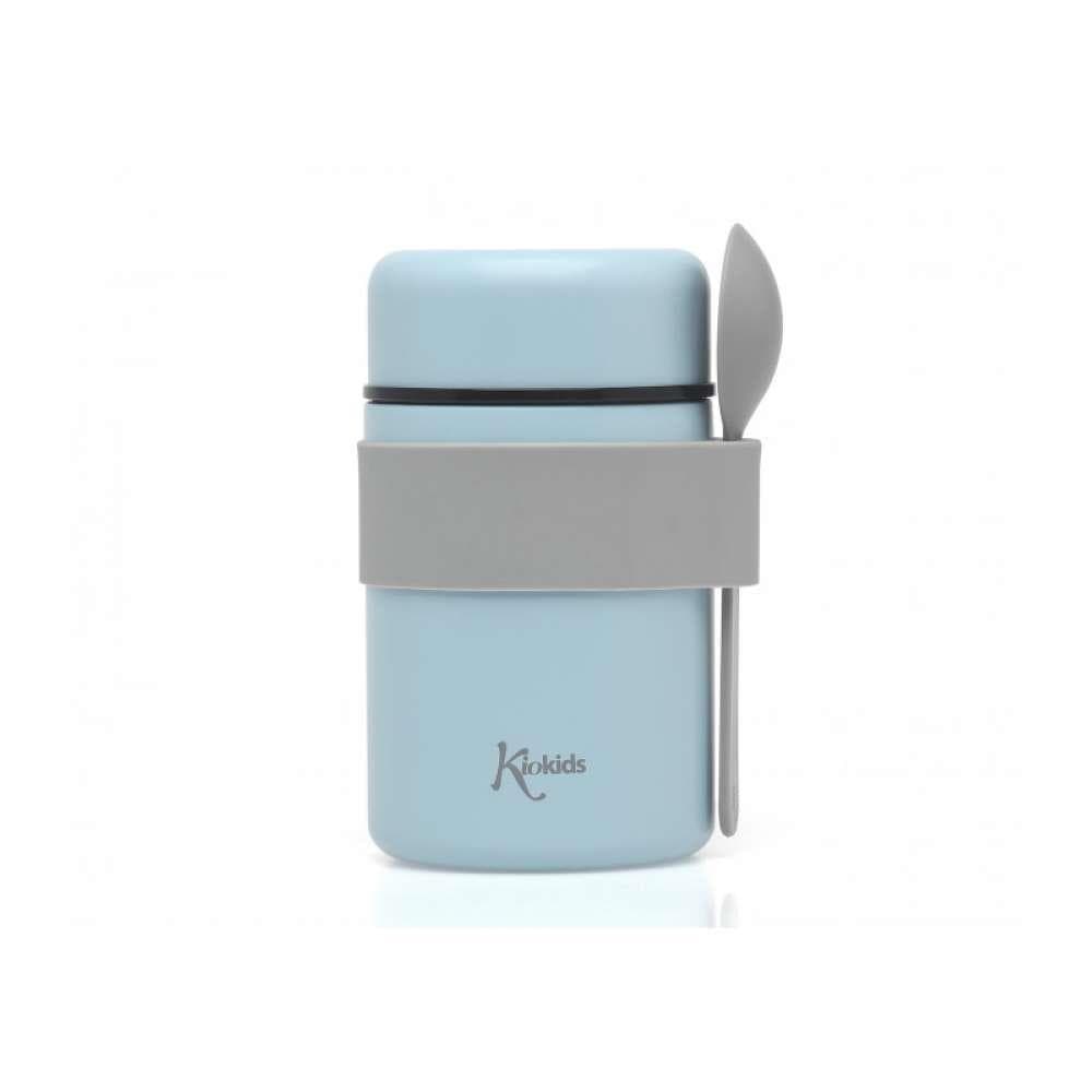 Termo para Sólidos em Inox com Colher Kiokids Azul
