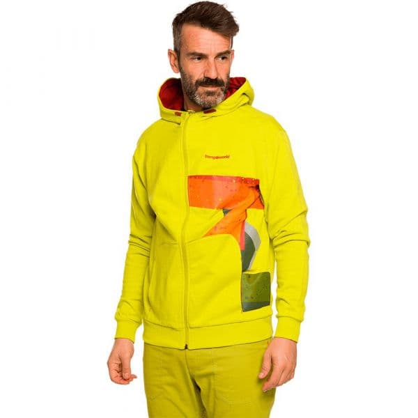 Trangoworld Bigz Full Zip Sweatshirt Verde M Homem