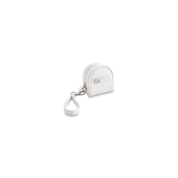 Bimbi Pirulos Porta Chupetas Rombos Ecopele Branco