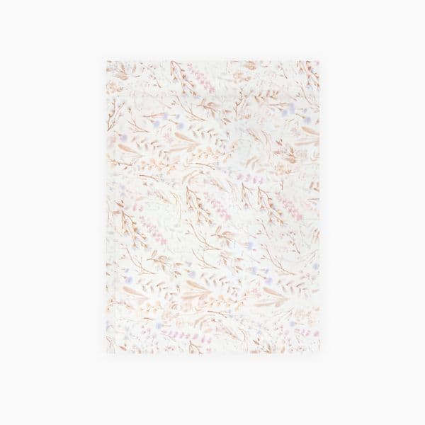 Pirulos Musselina 120x120cm Niza Branco/lila