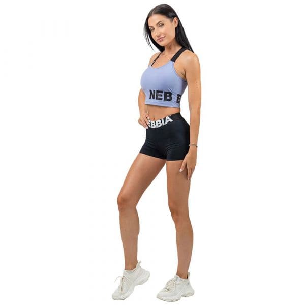 Nebbia High Waisted Glute Pump Short Leggings High Waist Preto L Mulher